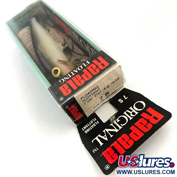 Rapala Original Floater Wobbler, Stříbrná, 4g, Balsa, #5132