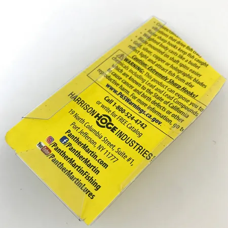 Panther Martin 4 Rotačka, Zlatá / Červená, 4g, In-line list, #5170