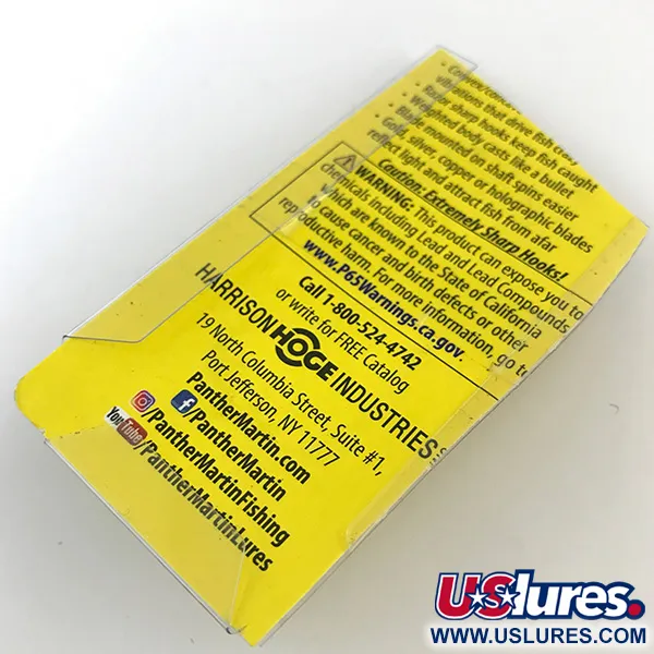 Panther Martin 4 Rotačka, Zlatá / Červená, 4g, In-line list, #5170