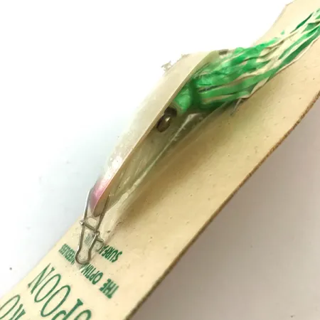 Hydro Lures Weedless Hydro Spoon UV Plandavka, Bílá/Zelená, 14g, #5197