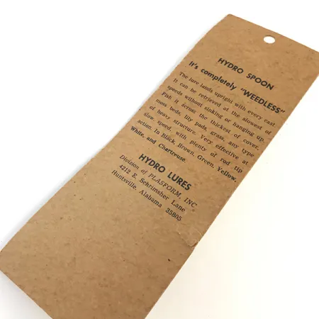 Hydro Lures Weedless Hydro Spoon UV Plandavka, Bílá/Zelená, 14g, #5197