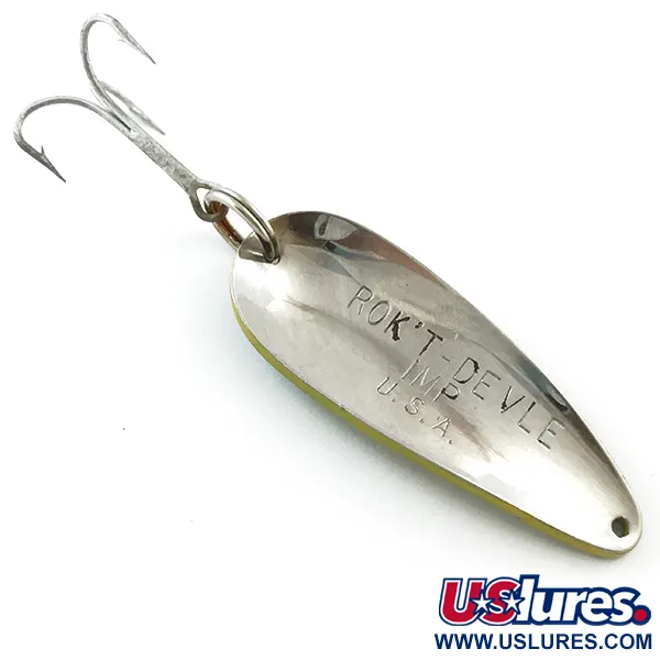 Dardevle Rok't Imp Plandavka, Yellow / Green / Nickel, 21g, #5222