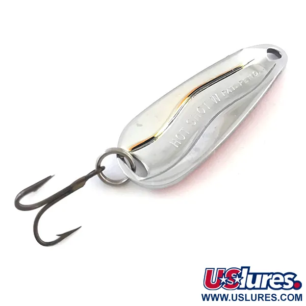 Luhr Jensen Hot Shot W Plandavka, Červená/Bílá/Nikl, 7g, #5263