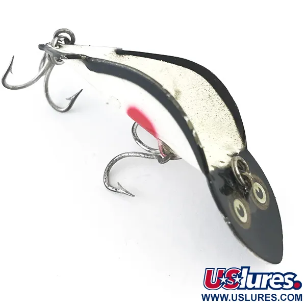 Buck Perry Spoonplug Plandavka, Černá/Bílá/Červená, 7g, Vintage, #5298