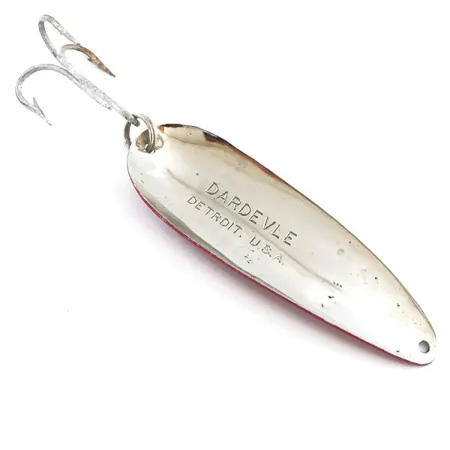 Eppinger Dardevle Plandavka, Červená / Bílá / Nikl, 28g, Detroit, #5299