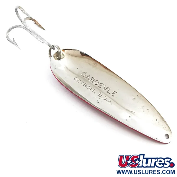 Eppinger Dardevle Plandavka, Červená / Bílá / Nikl, 28g, Detroit, #5299