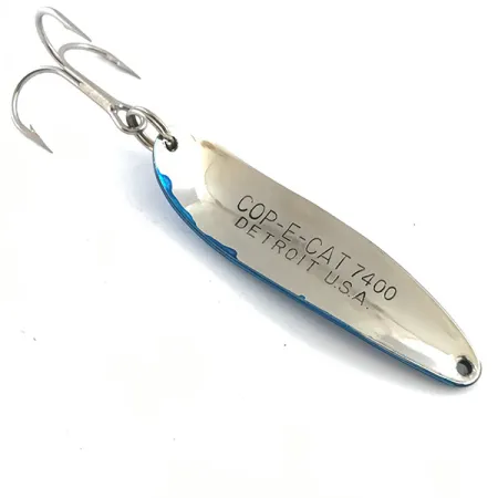 Dardevle Cop-E-Cat 7400 Plandavka, Nikl/Modrá, 14g, Leštěná, #5304