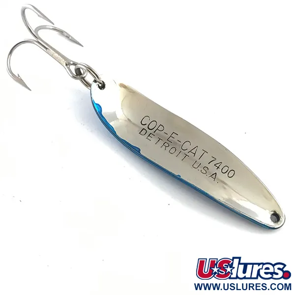 Dardevle Cop-E-Cat 7400 Plandavka, Nikl/Modrá, 14g, Leštěná, #5304