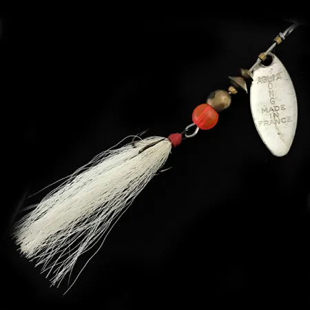 Mepps Aglia Long 0 Dressed rotačka, stříbrná, 3g, jelení srst, #5373