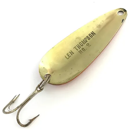 Len Thompson #2, 28g, červená/černá/zlatá, plandavka #5406