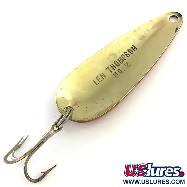 Len Thompson #2, 28g, červená/černá/zlatá, plandavka #5406