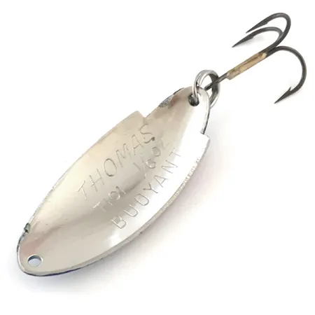 Thomas Buoyant Plandavka, Hammered Nickel / Blue Trout, 5g, USA, #5416