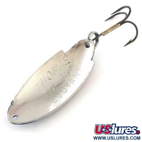 Thomas Buoyant Plandavka, Hammered Nickel / Blue Trout, 5g, USA, #5416