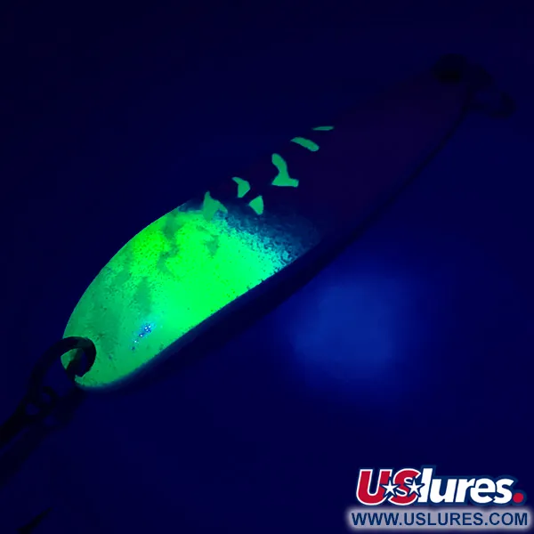 Luhr Jensen Krocodile Die #4 Plandavka, White Pearl/Green, 19g, #5417