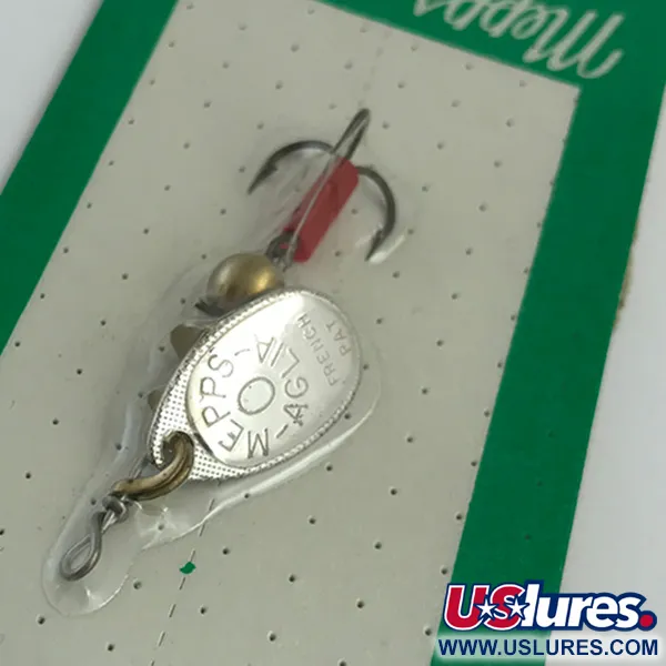 Mepps Aglia 0 Rotační Třpytka, Stříbrná, 2,5g, Originální Balení, #5451