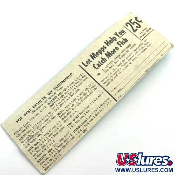 Mepps Aglia 0 Rotační Třpytka, Stříbrná, 2,5g, Originální Balení, #5451