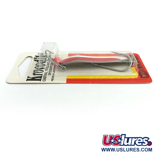 Plandavka Luhr Jensen Krocodile Die #4, Červená/Bílá, 14g, Hák, #5453