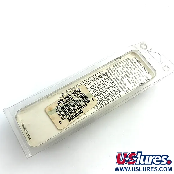 Mann's Dancer Plandavka, Tepané zlato, 21g, Opeřený háček, #5458