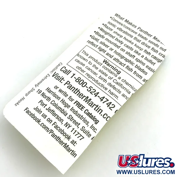 Panther Martin 4 Rotačka, Blue Trout, 4g, List na ose, #5459