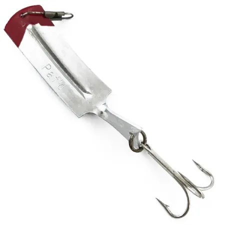 South Bend Flipit 625 Plandavka, Nikl / Červená, 8,5g, Tail Fin, #5520