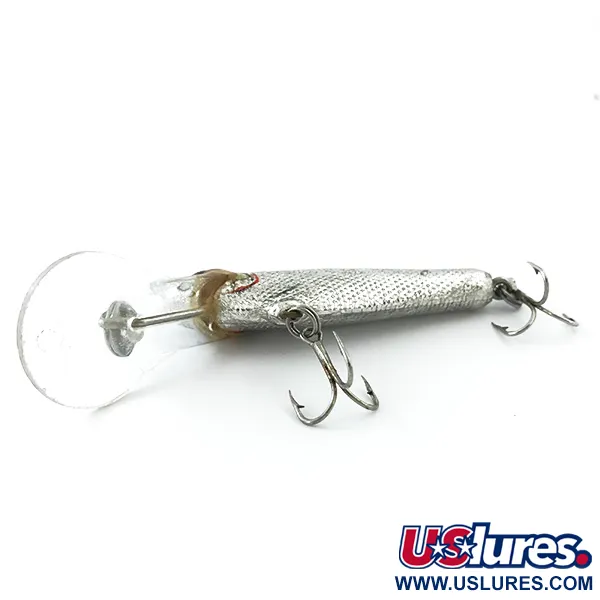 Bagley Small Fry Shad Wobler, Stříbrná, 9g, Šupinatý Vzor, #5569