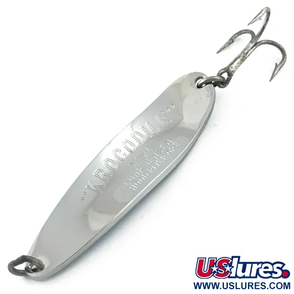 Luhr Jensen Krocodile Die #4 Plandavka, Nikl / Modrá, 19g, #5599