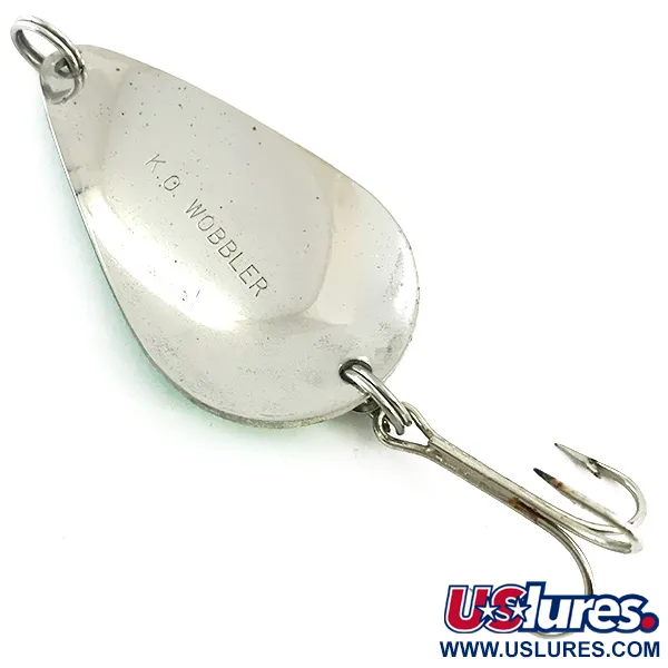 Acme K.O. Wobbler Glow Plandavka, Bílá / Zelená / Nikl, 21g, #5613