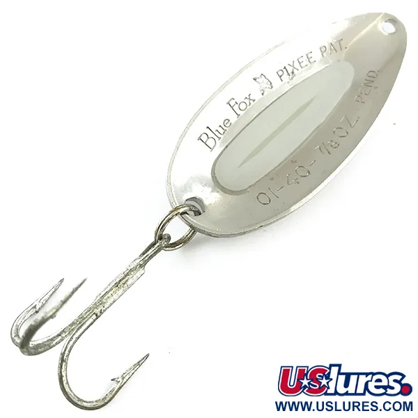 Blue Fox Pixee Plandavka, Tepaná Nikl, 24g, Glow, #5615