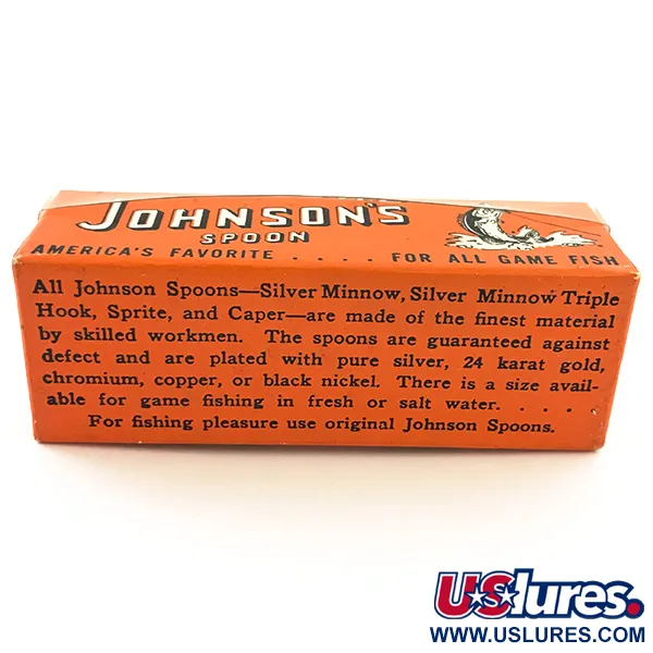 Vintage Johnson Silver Minnow Plandavka, Zlatá, 9g, Neuváznoucí, #5632