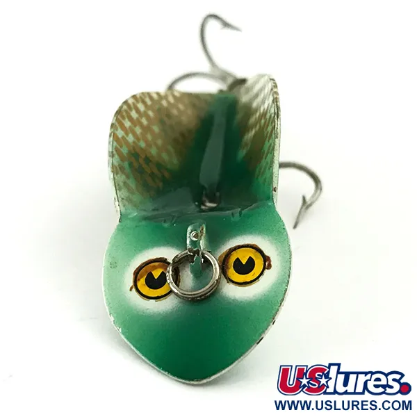 Buck Perry Spoonplug Nástraha, Zelená/Bílá/Zlatá/Červená, 7g, Hloubka, #5670