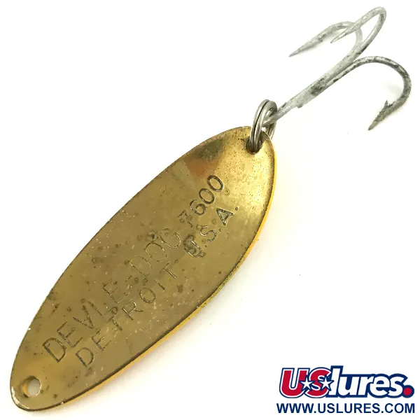 Dardevle Devle Dog 7600 Plandavka, Five of Diamonds, 10g, Vintage, #5678