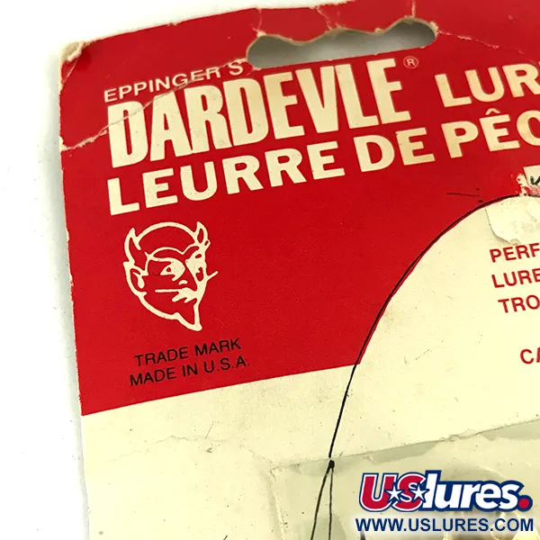 Dardevle Imp Klicker Plandavka, Tepaná Mosaz, 11g, Zvukové Lamely, #5699