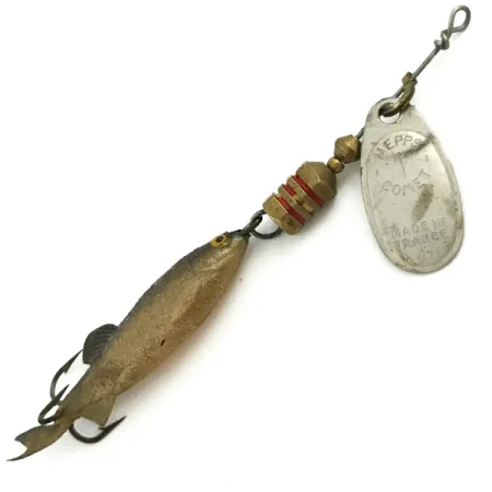 Mepps Comet Mino 1 Třpytka, Stříbrná, 4.6g, Gumová Nástraha, #5736