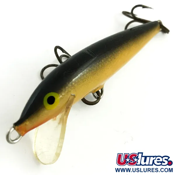 Rapala Original Floater Wobler, Gold, 4g, Balsa, #5742