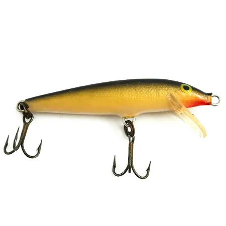Rapala Original Floater Wobler, Gold, 4g, Balsa, #5742