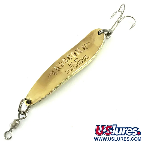 Luhr Jensen Krocodile Die #4 Plandavka, Mosaz, 19g, Klasika, #5778