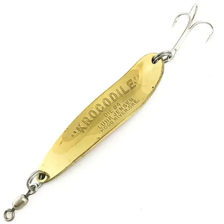 Luhr Jensen Krocodile Die #4 Plandavka, Zlatá/Červená, 14g, #5779