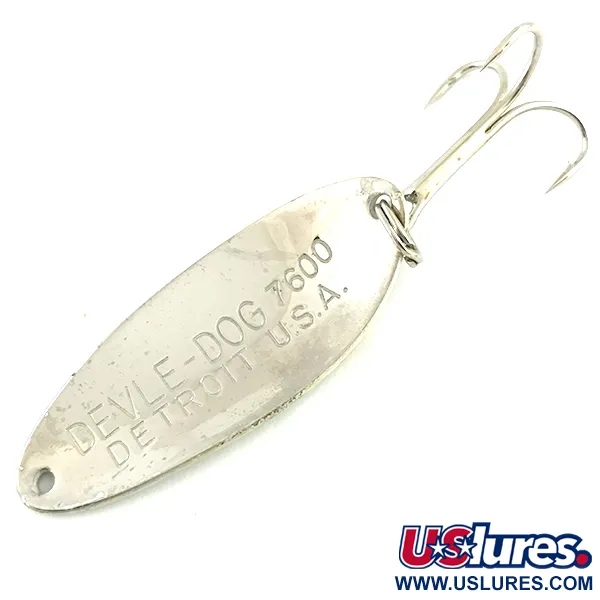 Dardevle Devle Dog 7600 Plandavka, Šedá/Nikl, 10g, Šupiny, #5782