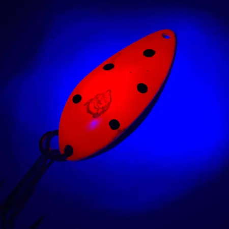 Eppinger Dardevle Devle Dog 7700 Plandavka, Červená/Nikl, 14g, UV, #5783