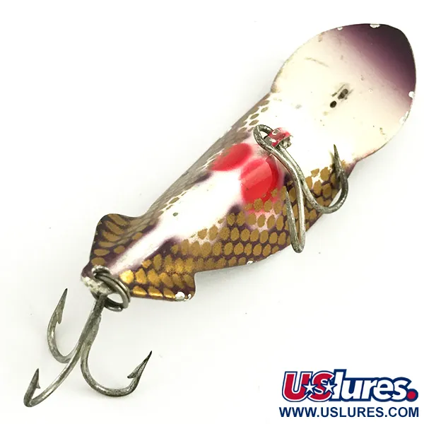 Buck Perry Spoonplug Návnada, Fialovo-Hnědá, 7g, Pevná lopatka, #5789