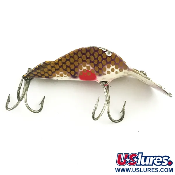 Buck Perry Spoonplug Návnada, Fialovo-Hnědá, 7g, Pevná lopatka, #5789