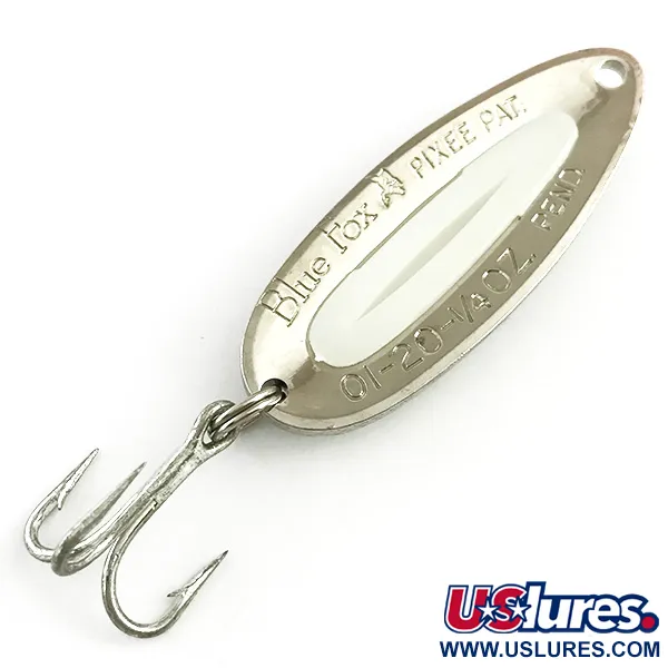 Blue Fox Pixee UV Plandavka, Tepaný nikl/UV bílá, 7g, #5815