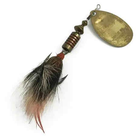 Mepps Aglia 3 dressed Třpytka, Zlatá, 7.3g, Přírodní srst, #5828