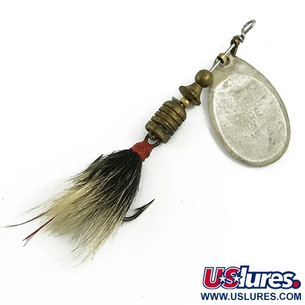 Mepps Aglia 3 dressed Třpytka, Stříbro, 7,3g, Přírodní chlup, #5830