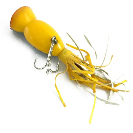 Fred Arbogast Hula Popper, Fire Tiger, 3g, Gumové třásně, #5867