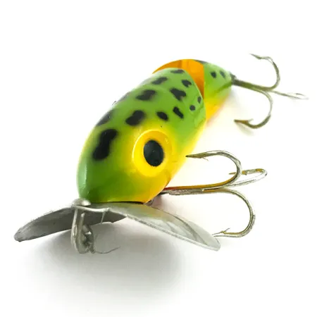 Fred Arbogast Jitterbug Jointed Hladinová Nástraha, Frog, 10g, #5868