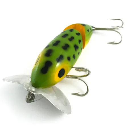Fred Arbogast Jitterbug Jointed Hladinová Nástraha, Frog, 10g, #5868
