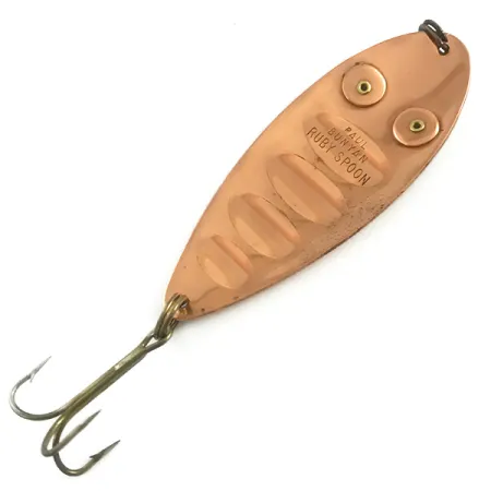 Paul Bunyan Ruby Spoon Plandavka, Měď/Červené oči, 25g, Vintage, #5883