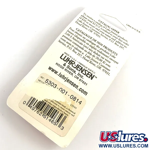 Luhr Jensen Loco 1 Plandavka, Měď/Zelená, 4g, Tepaná, #5945