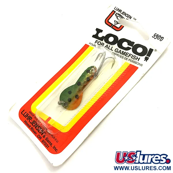 Luhr Jensen Loco 1UV Plandavka, Okoun, 4g, UV úprava, #5900